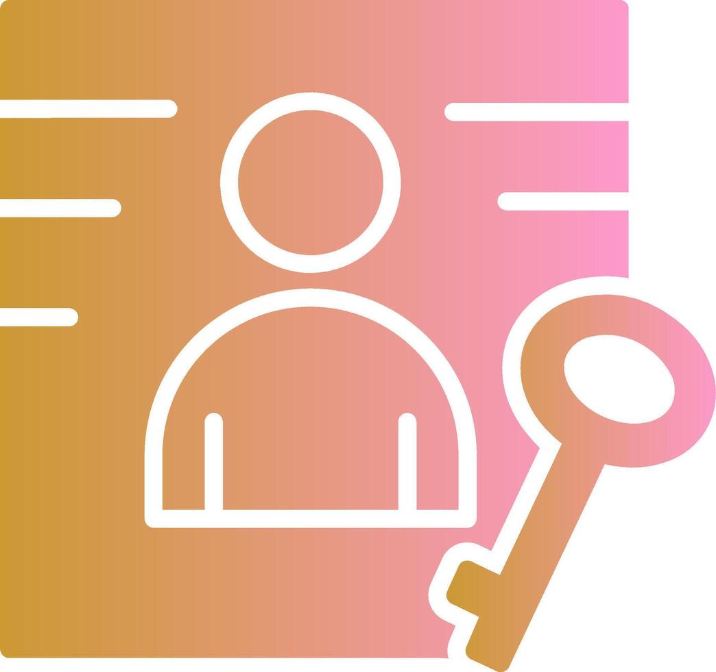 Business Key Vector Icon