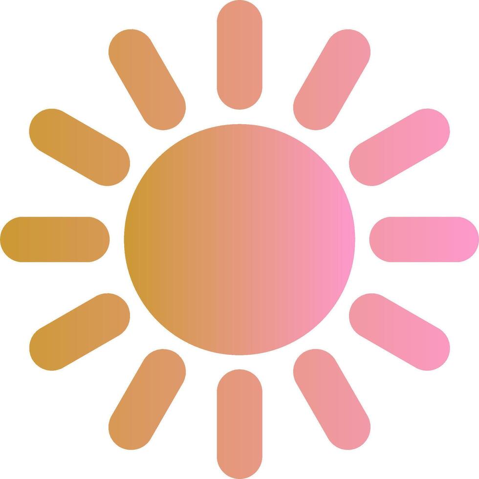 Sun Vector Icon