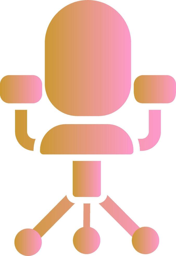 icono de vector de silla