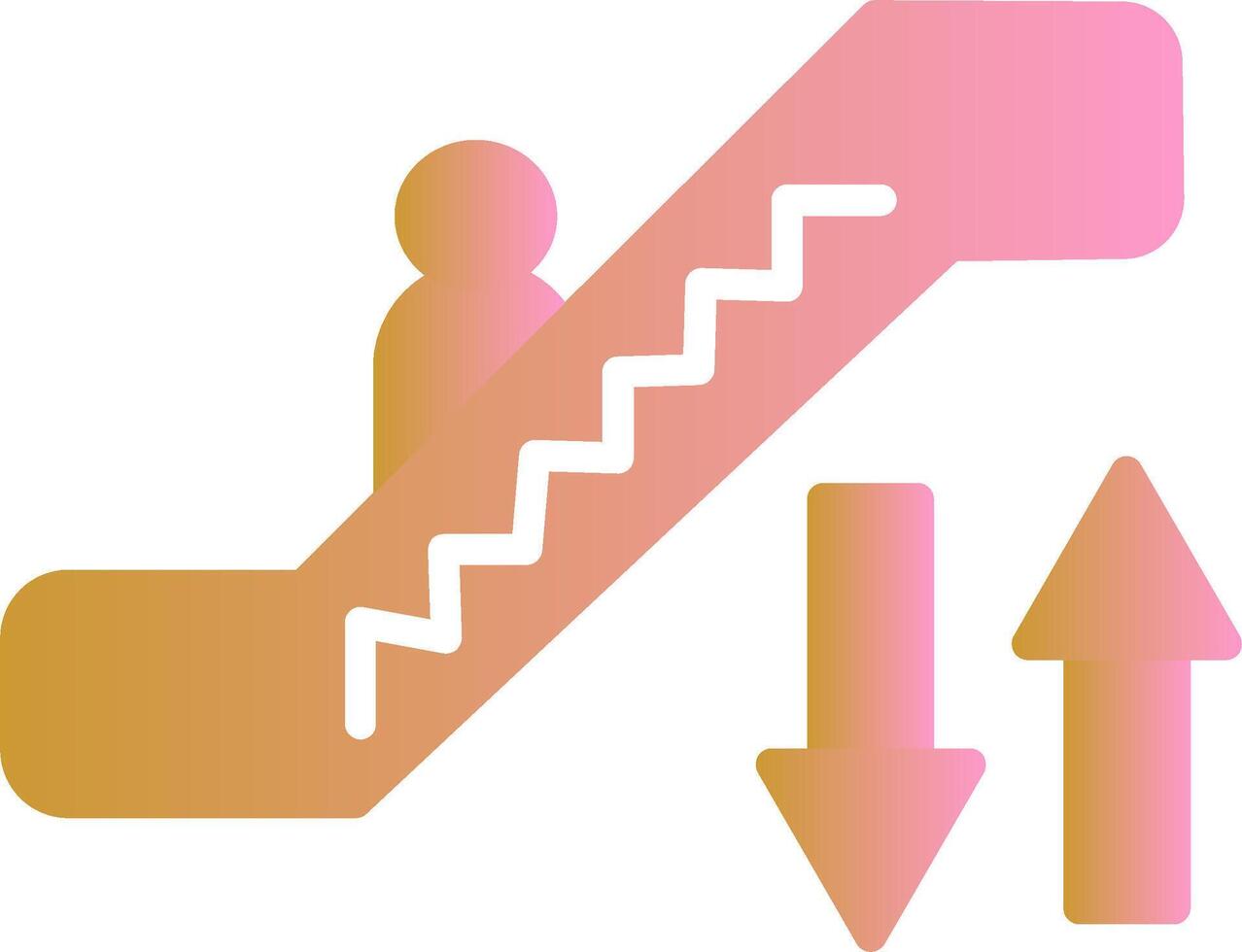 Escalator Vector Icon