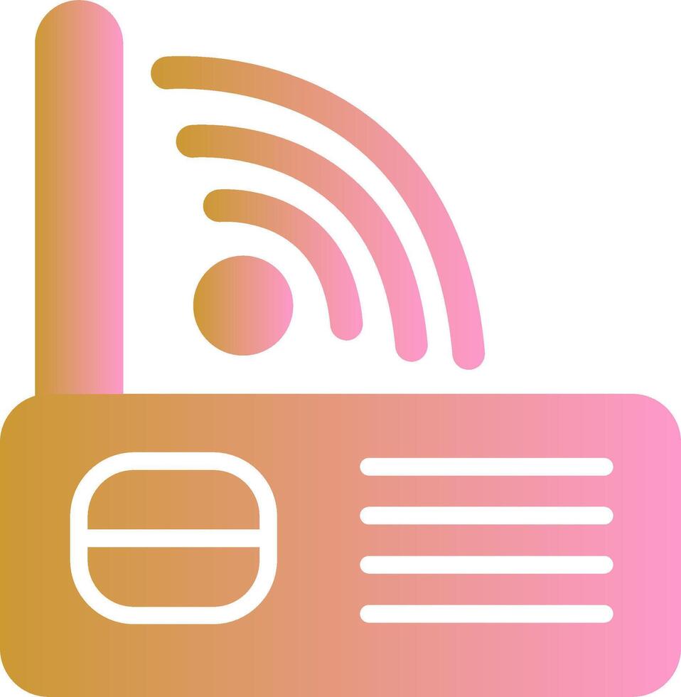 Modem Wifi Vector Icon