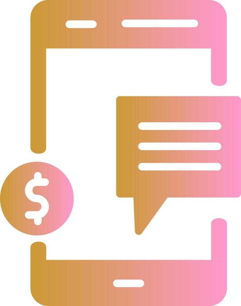 Money Talk Vector Icon