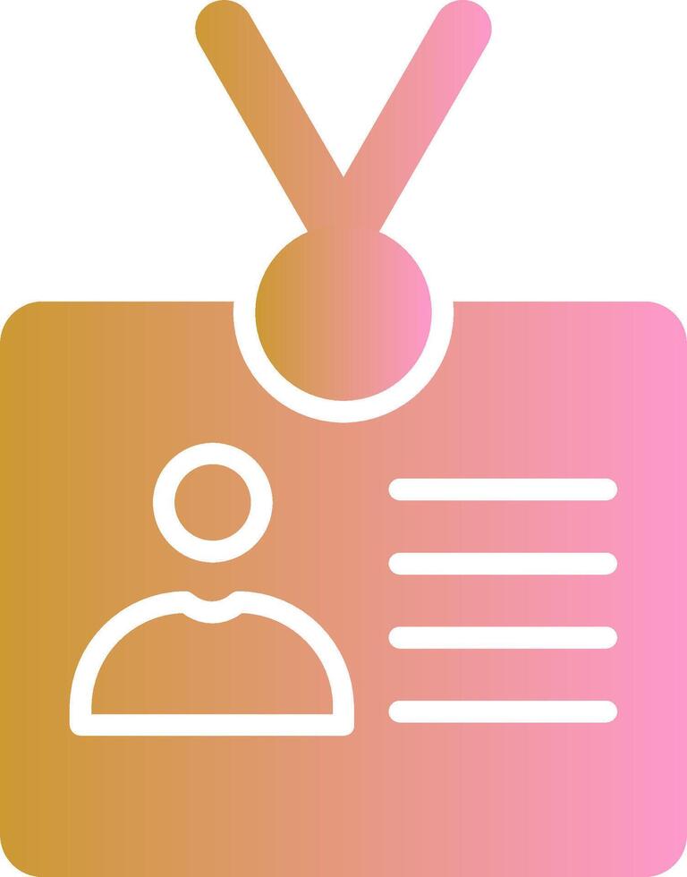 Identity Card I Vector Icon