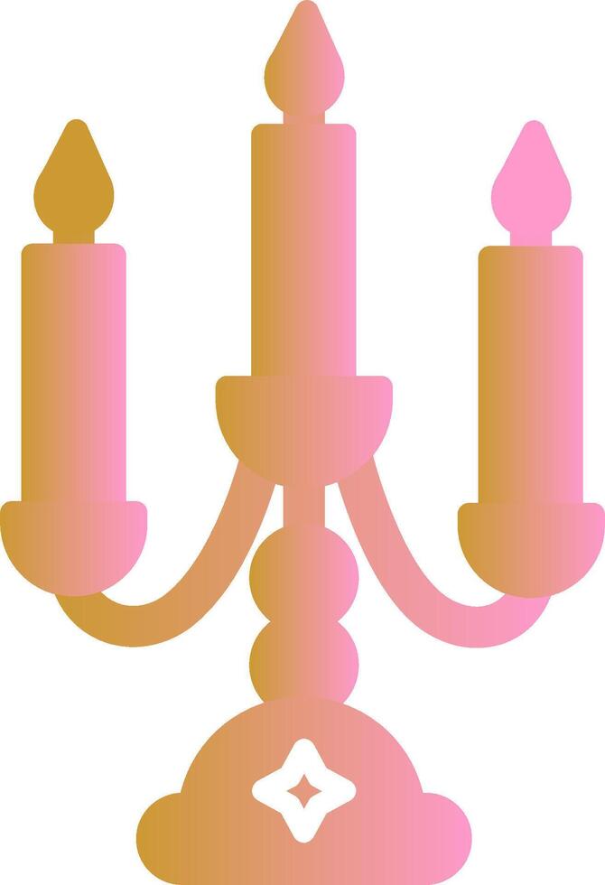 candelero vector icono