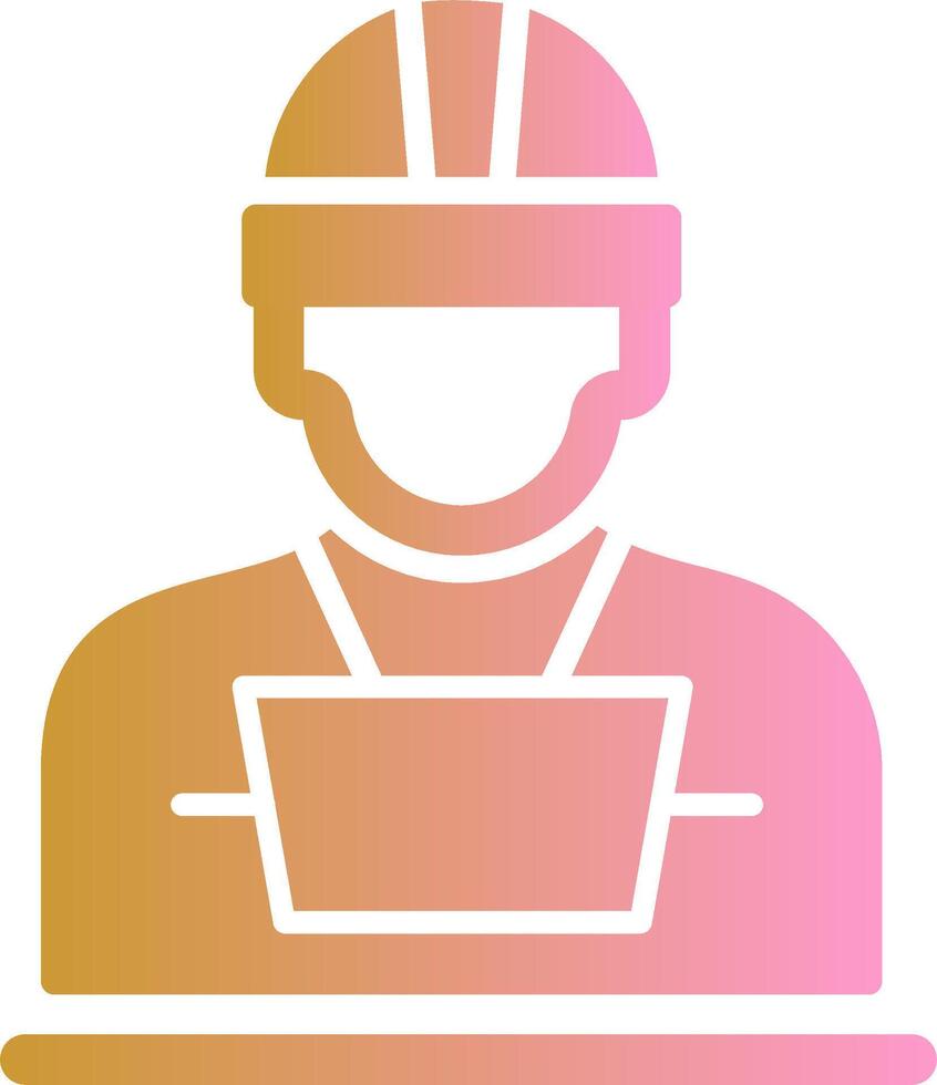 industria trabajador ii vector icono