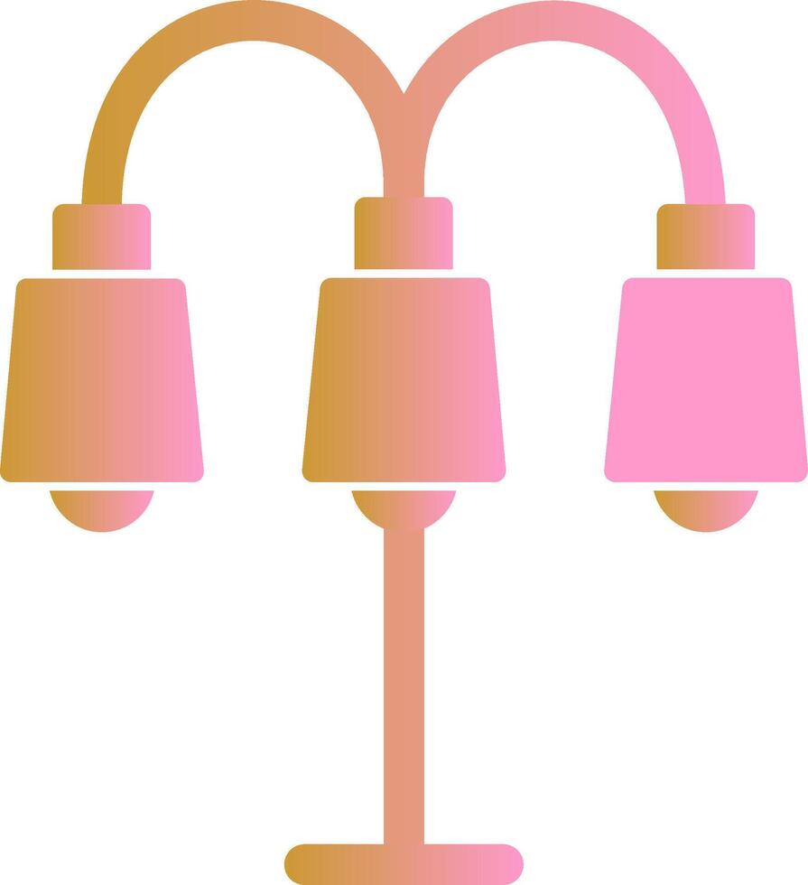 Lamp with stand Vector Icon