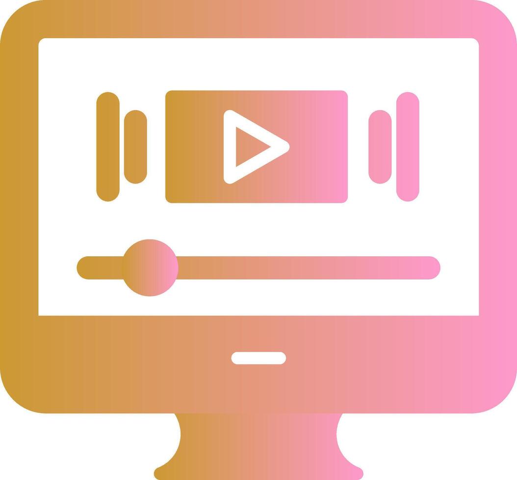 icono de vector de vídeo