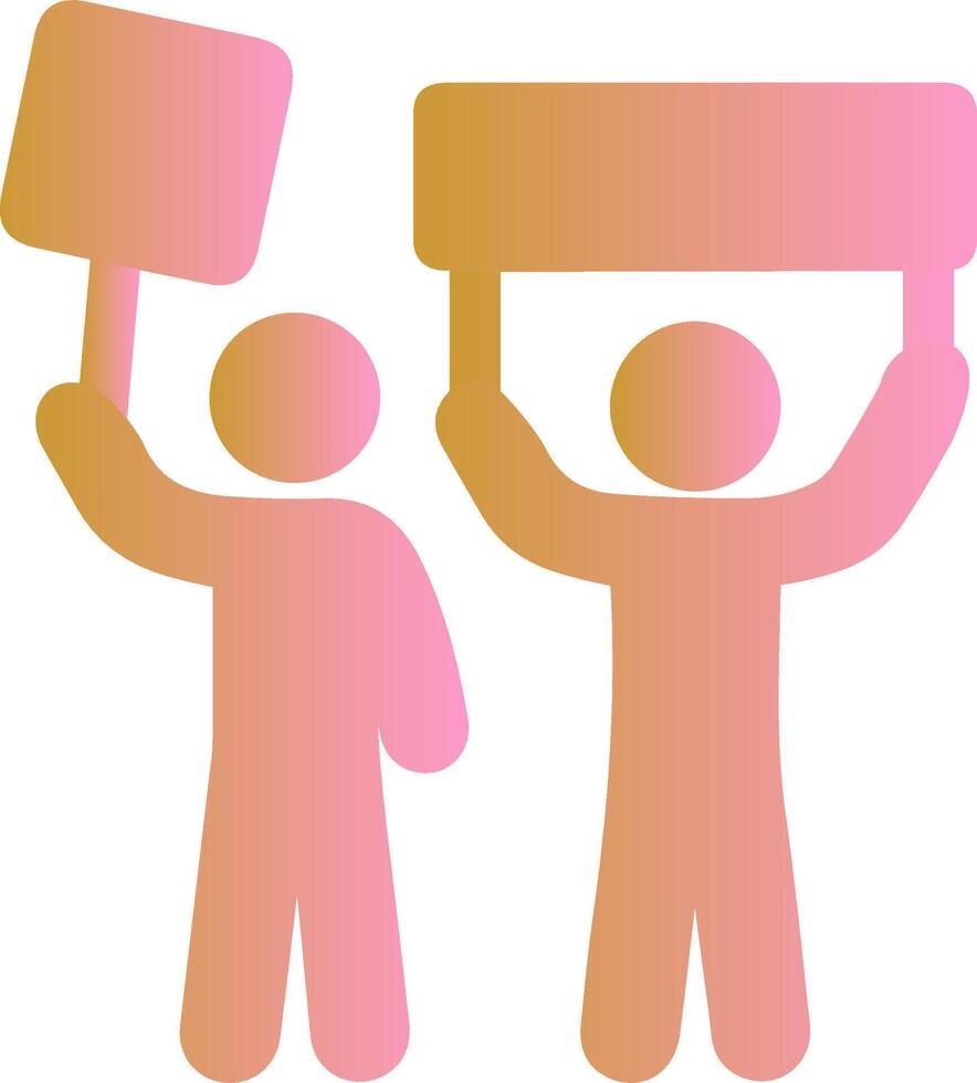 Protester Vector Icon