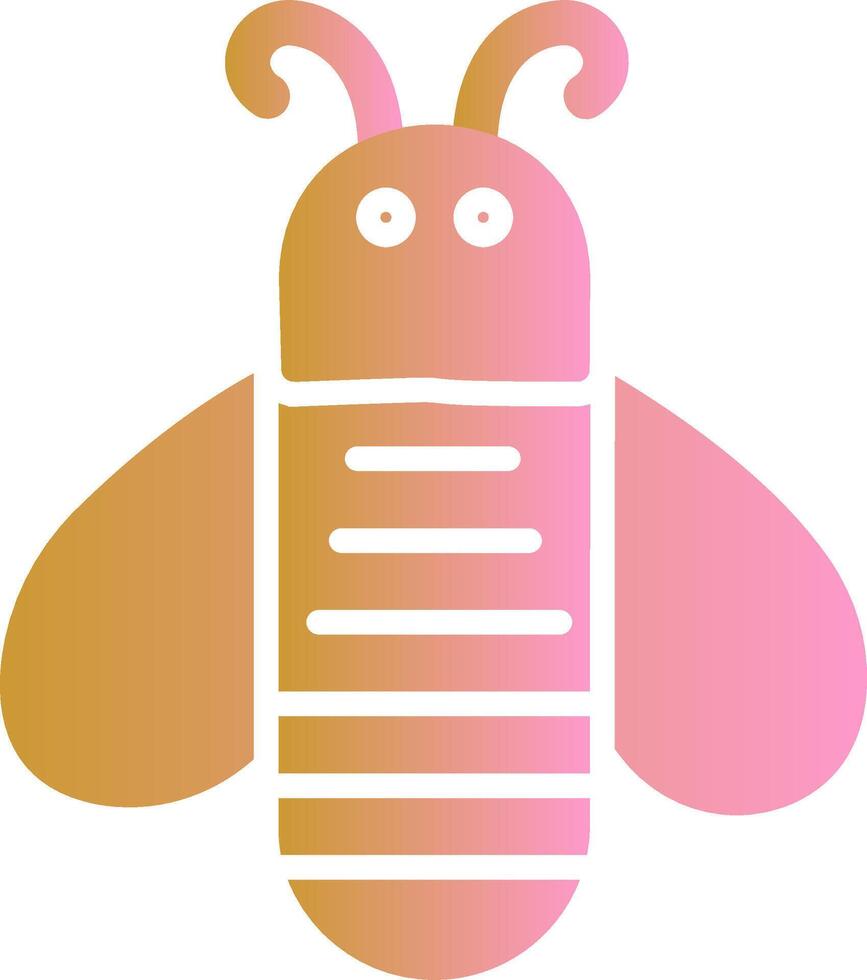 icono de vector de abeja