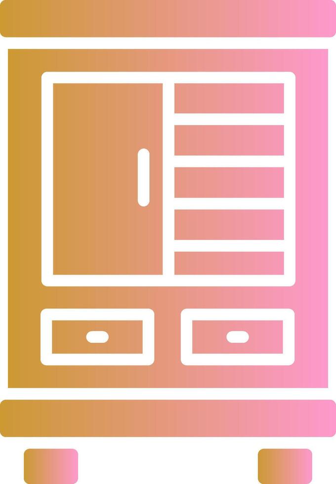 Shelves Cabinet Vector Icon