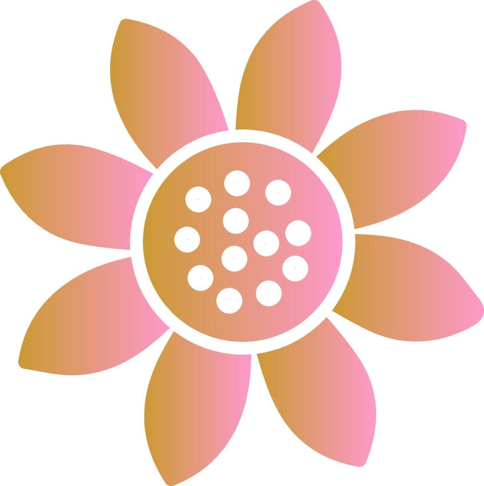 Sunflower Vector Icon