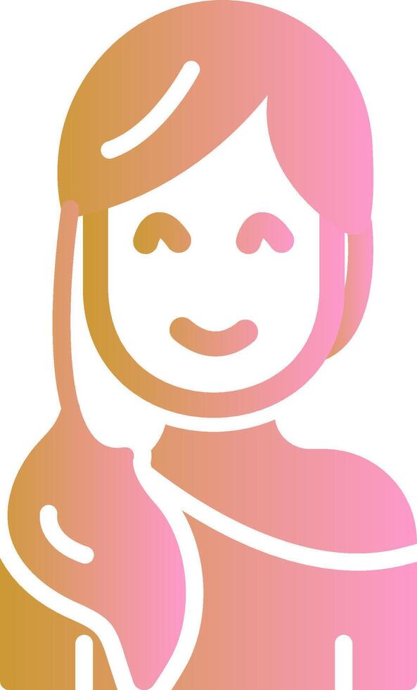 icono de vector de mujer