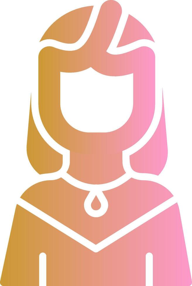 icono de vector de mujer