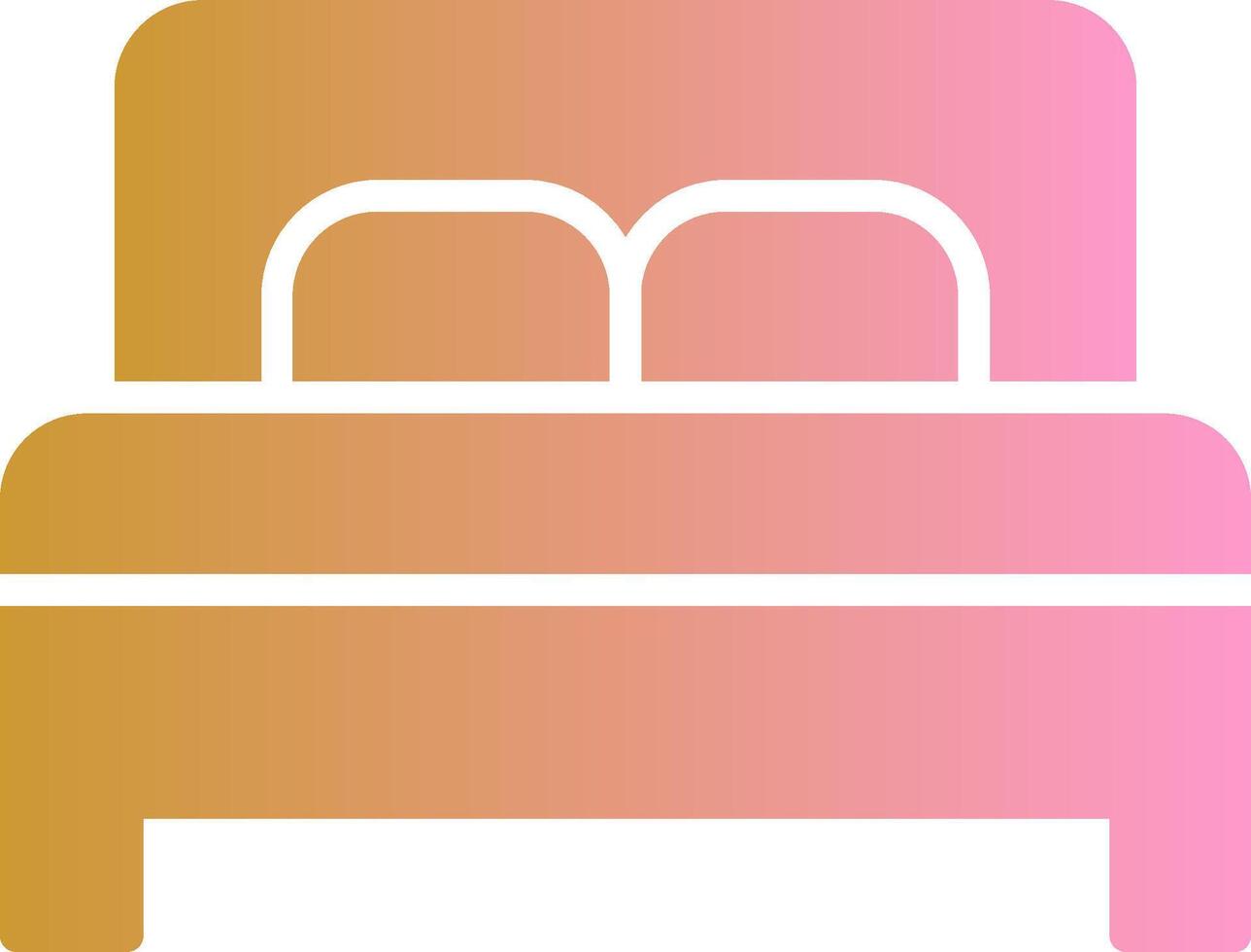 Double Bed II Vector Icon