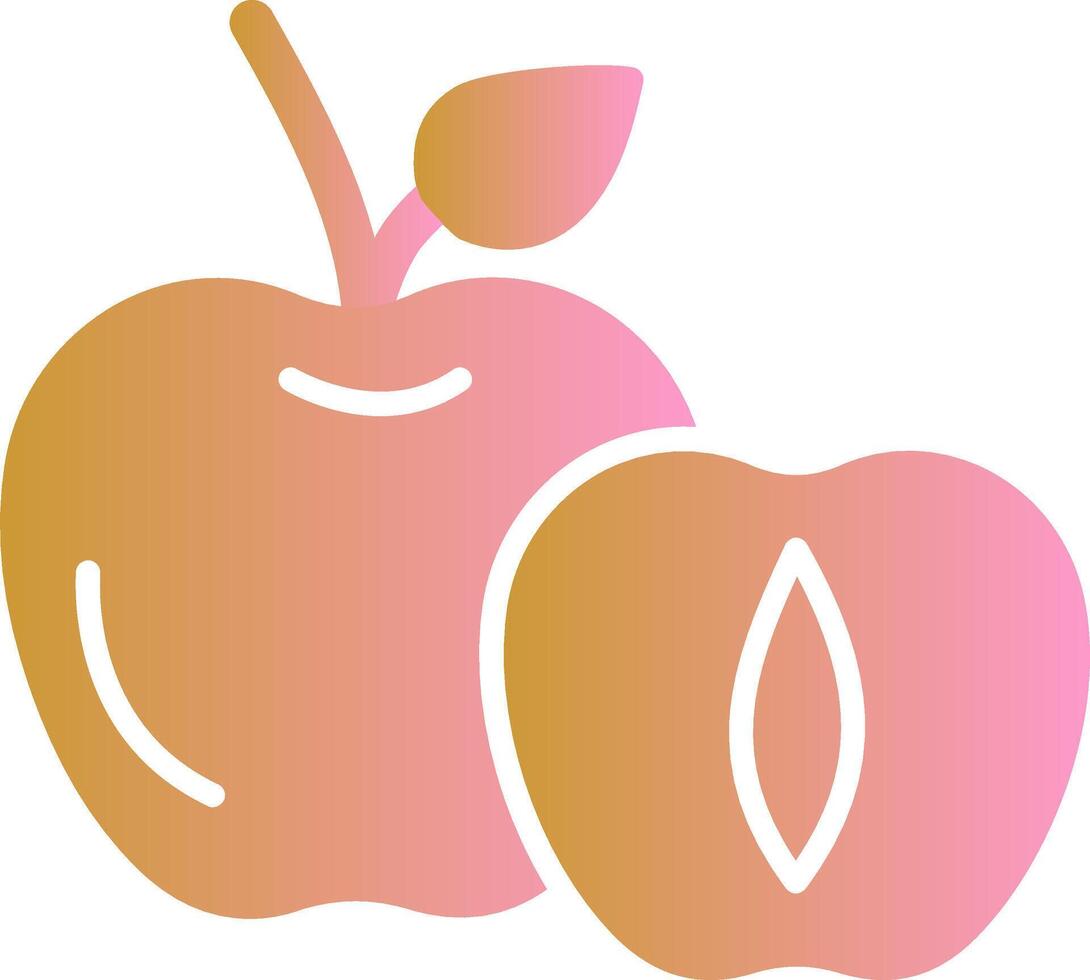 Apricot Vector Icon