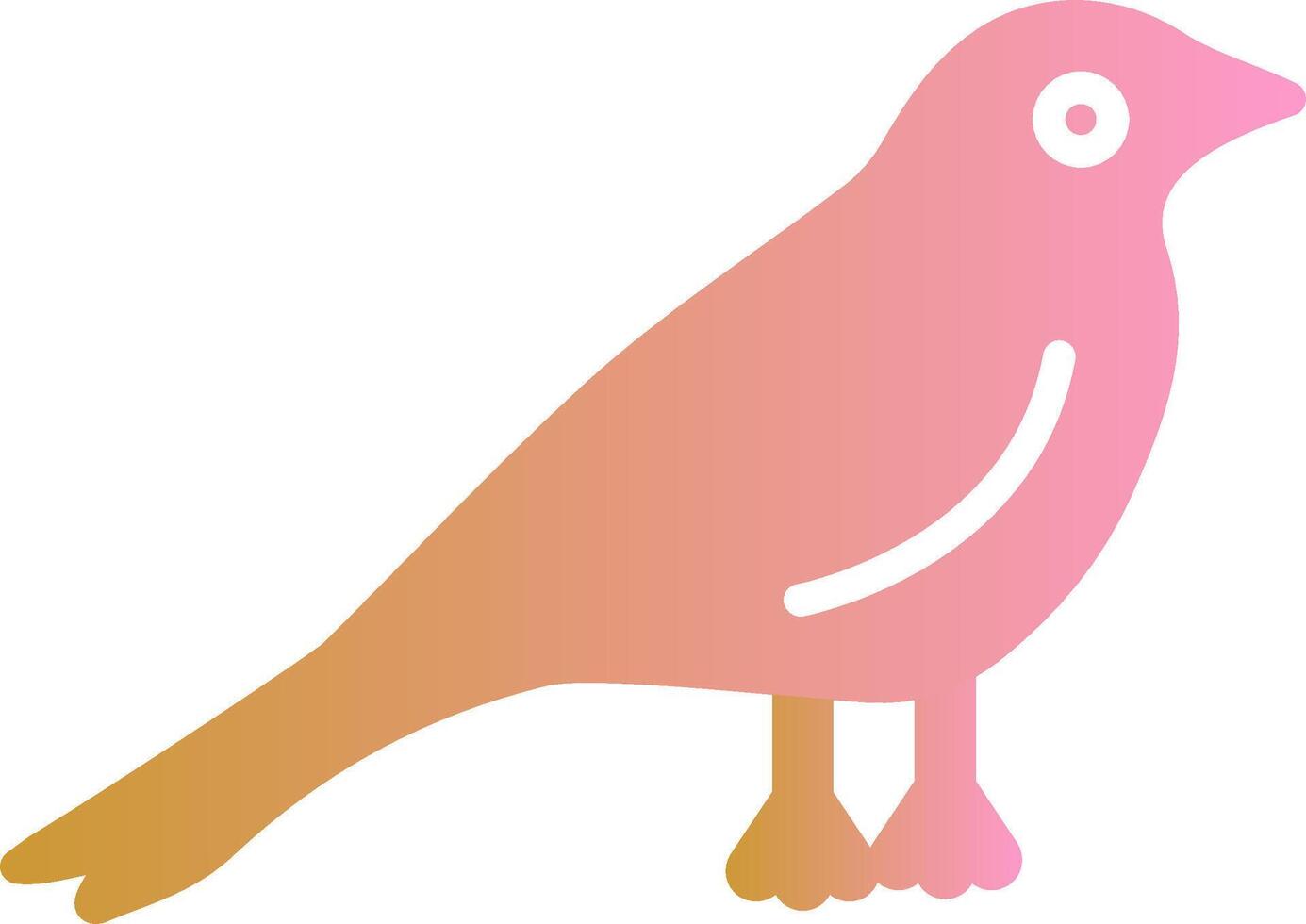 icono de vector de pájaro