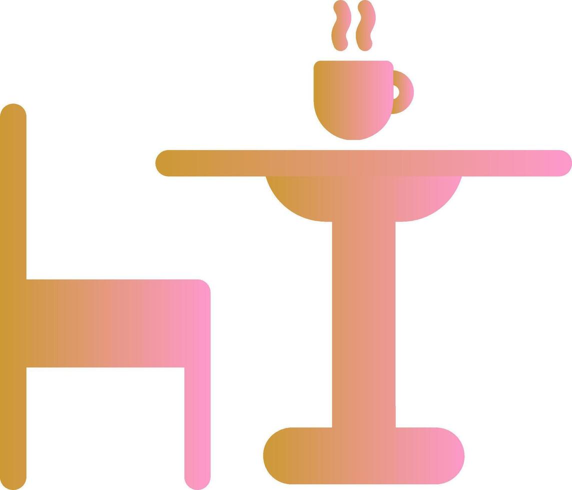 Tea Table Vector Icon