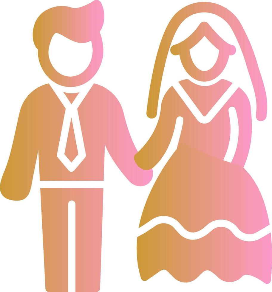 icono de vector de pareja