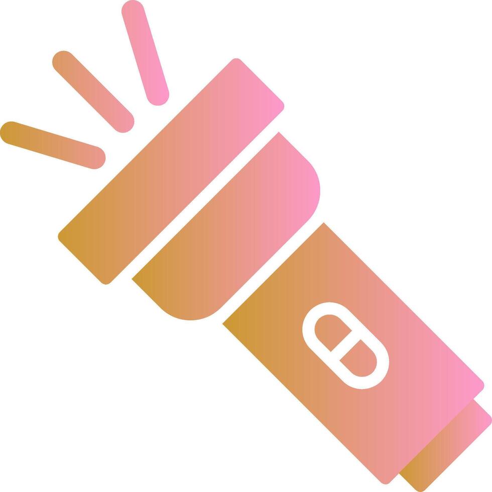 Flashlight Vector Icon