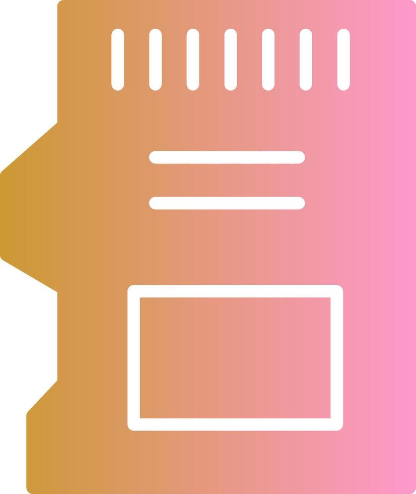 SD Card Vector Icon