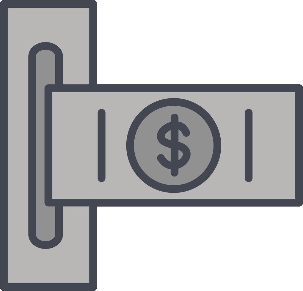 Slot of Bills Vector Icon