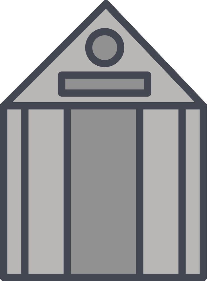 Museum Building II Vector Icon