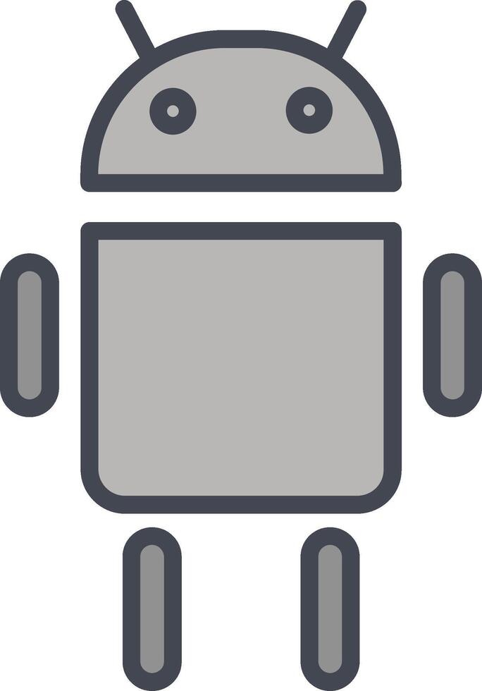 icono de vector de Android