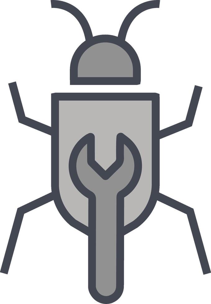 Bug Fixing Vector Icon