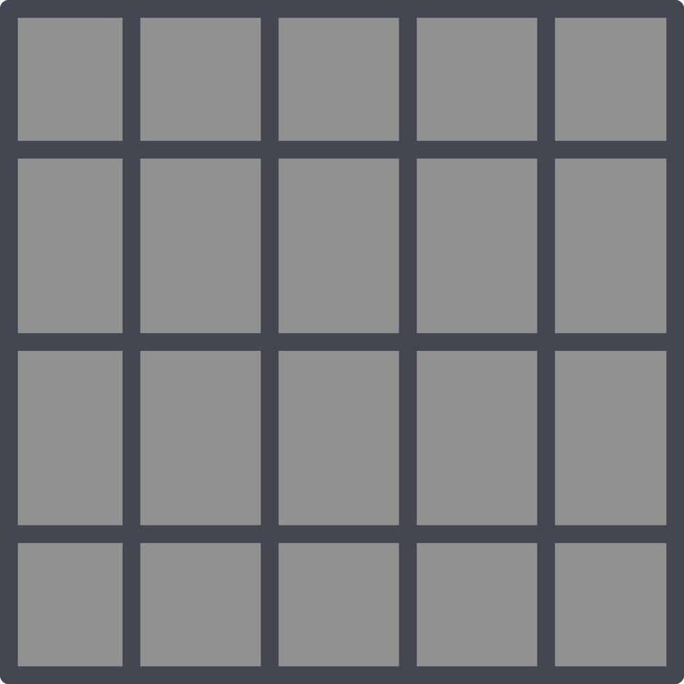 Table of Rates Vector Icon