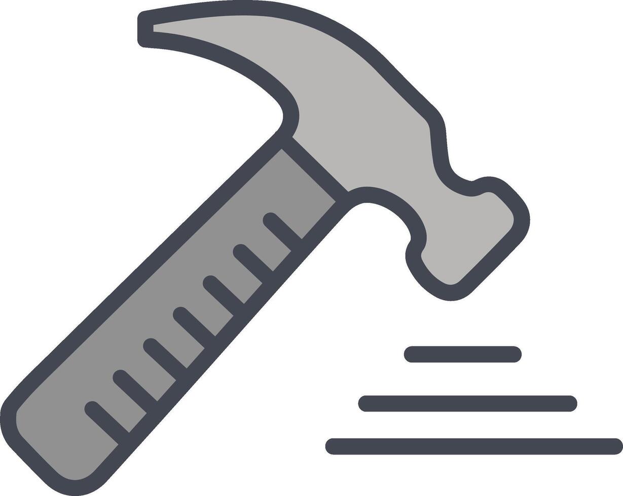 martillo herramienta vector icono