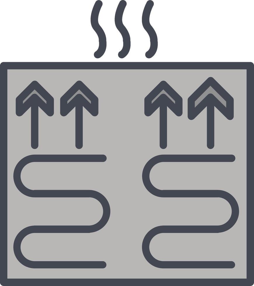 Underfloor Heating Vector Icon