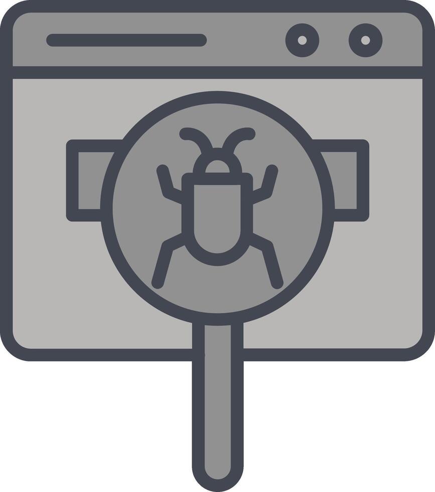 Web Bug Vector Icon