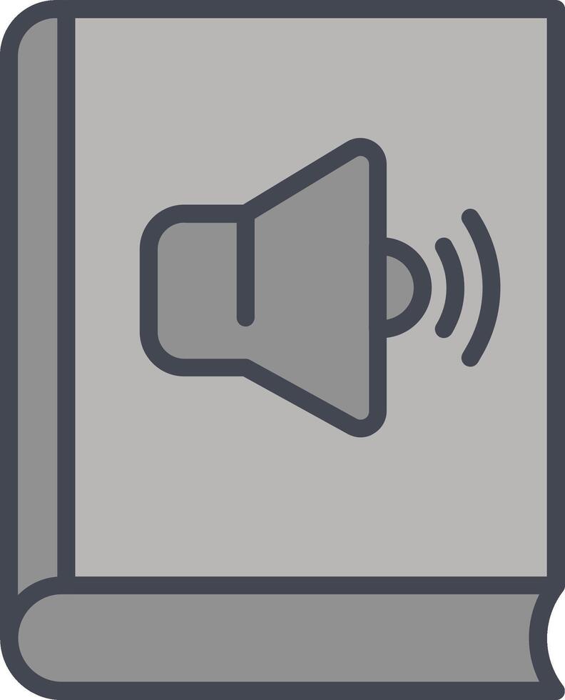 Audio Book Vector Icon