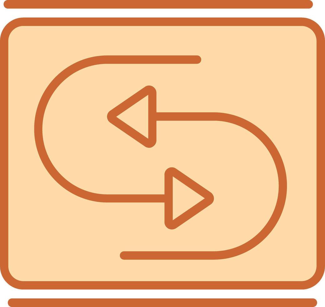 Reverse Arrow Vector Icon