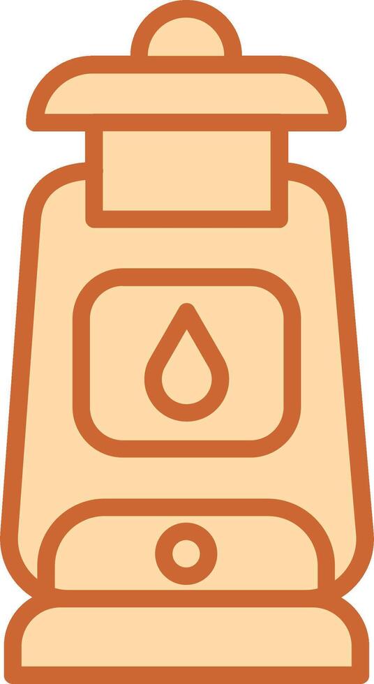 Oil Lamp Vector Icon