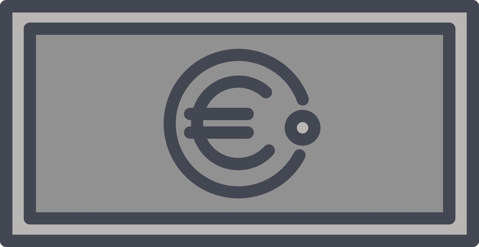 icono de vector de euro