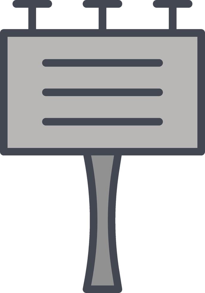 Signboard Vector Icon