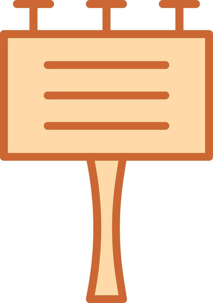 Signboard Vector Icon