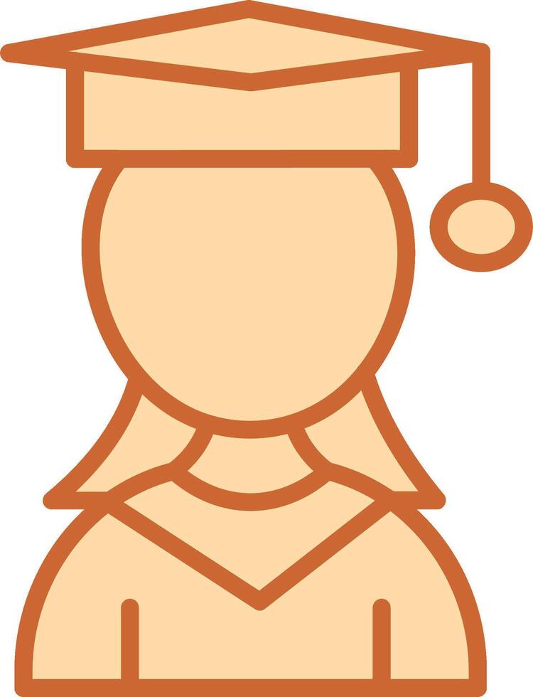 Female Student Vector Icon