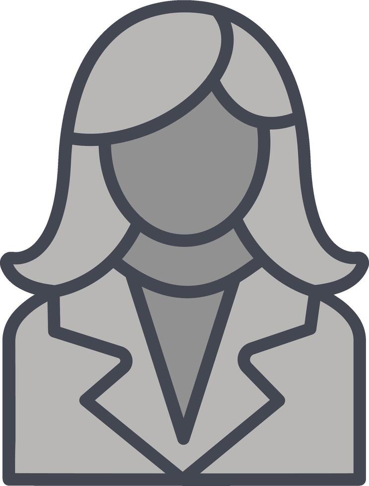 icono de vector femenino