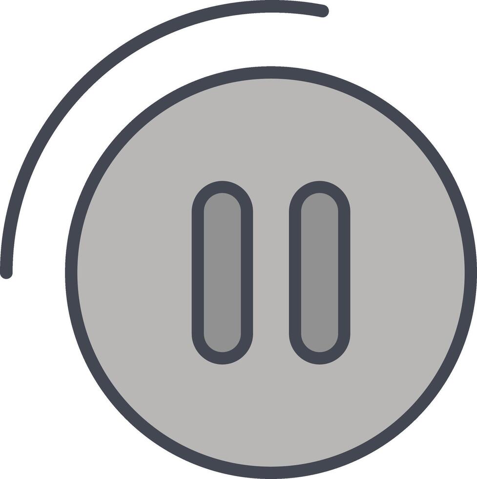 Pause Button Vector Icon