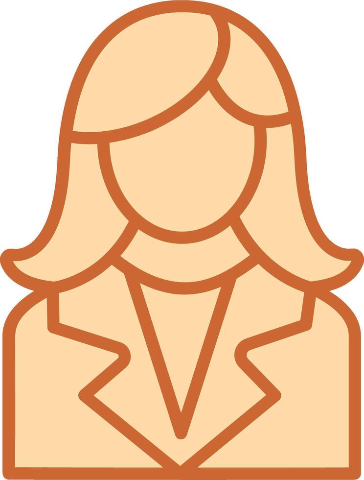 icono de vector femenino