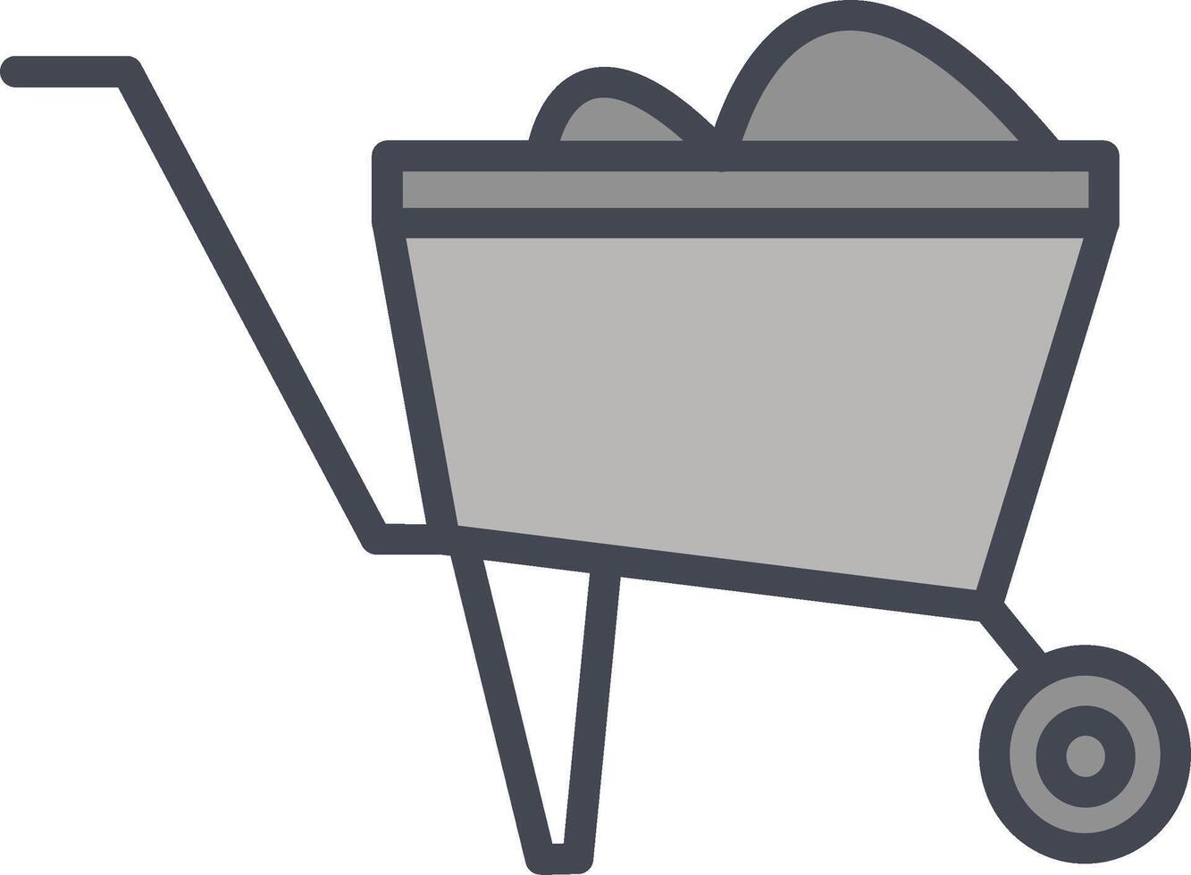 Wheelbarrow Vector Icon