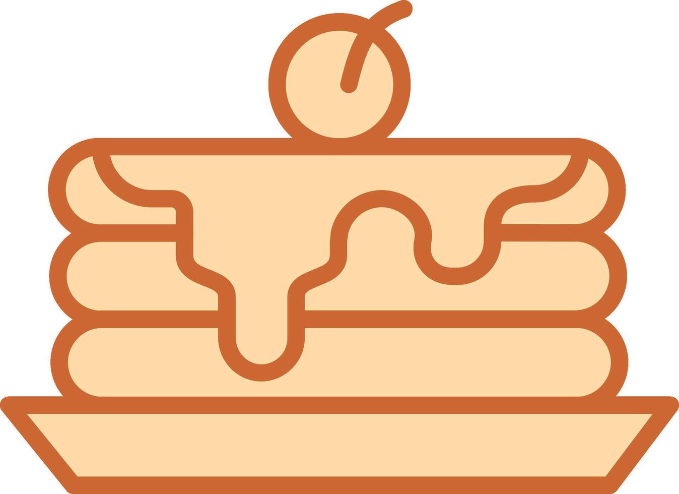 Pancake Vector Icon