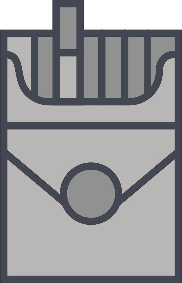 Cigarette Pack Vector Icon