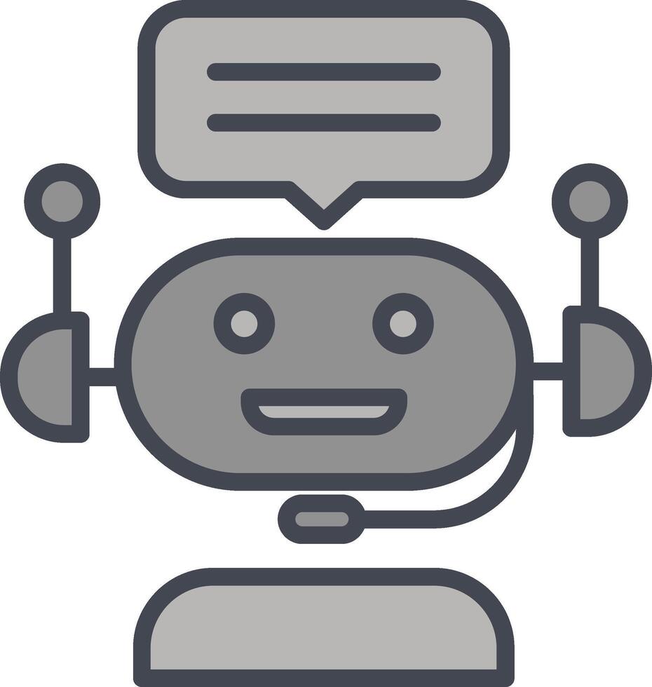 Chat Bot Vector Icon