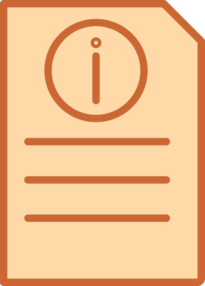 Information Document Vector Icon