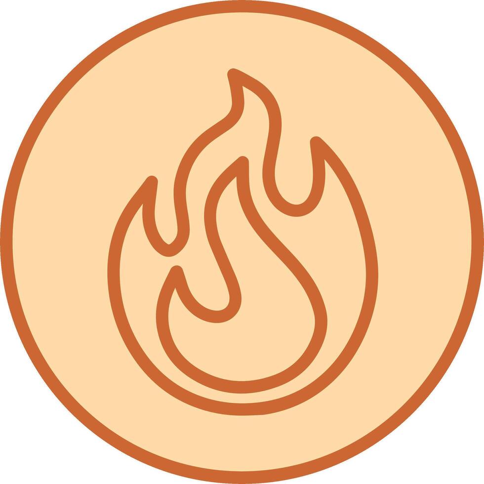 icono de vector de fuego