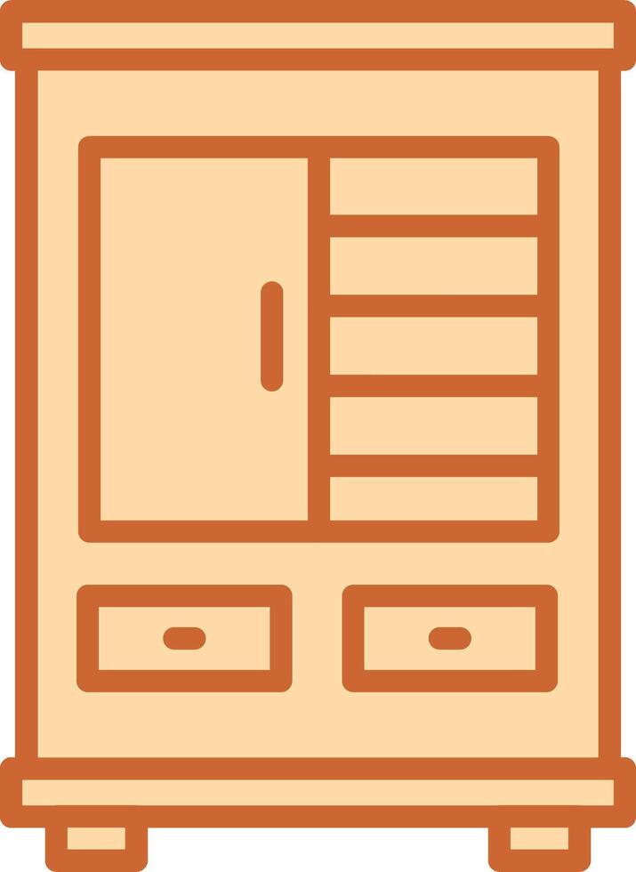 Shelves Cabinet Vector Icon