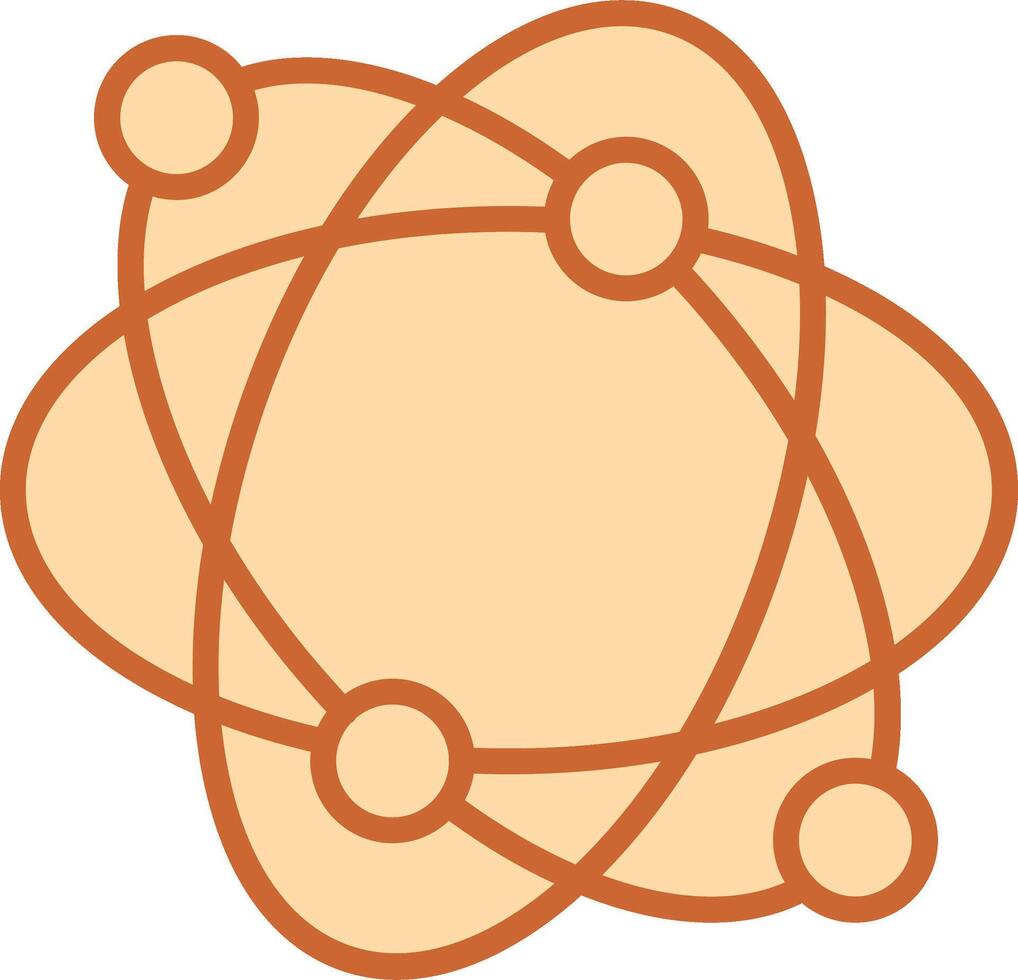 Atomic Structure Vector Icon